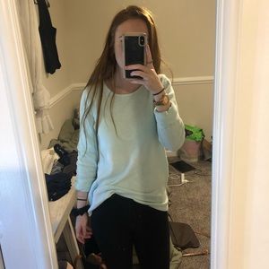 Turquoise old navy oversized sweater